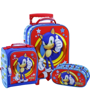 Set maleta Sonic erizo modelo Magic