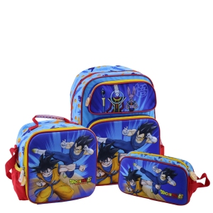 Set mochila escolar satin Dragon Ball