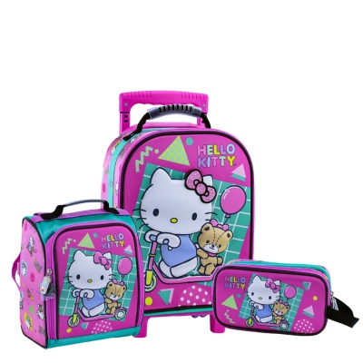 Set maleta shinny Hello kitty modelo Magic