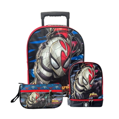 Set de 3 piezas Spiderman y Venom Premium